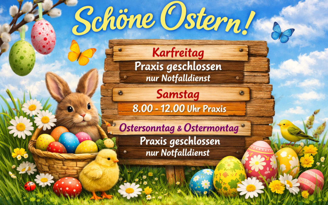 Öffnungszeiten über Ostern